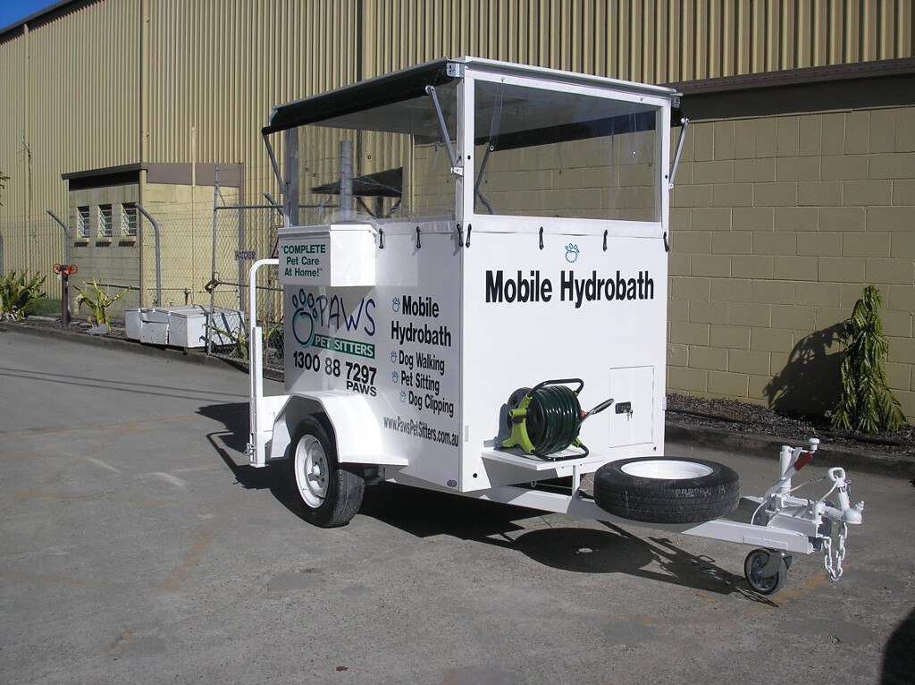 Custom Built Dog Wash Trailer