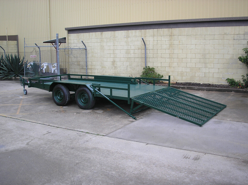 Tandem Axle Slasher Mower Trailer