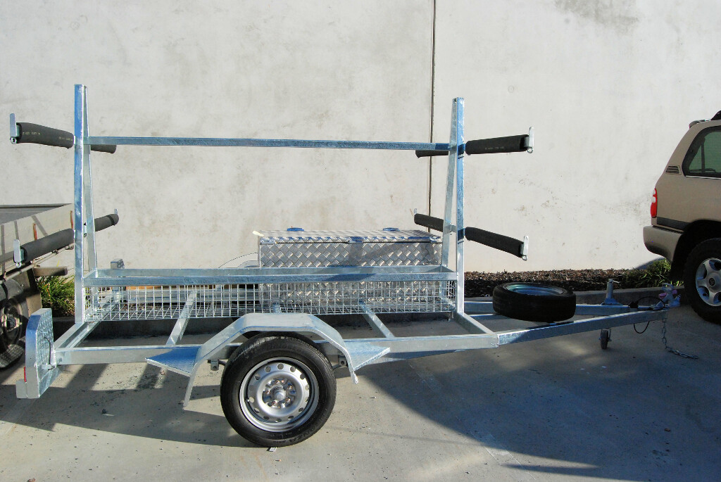 Kayak Trailer With Toolbox