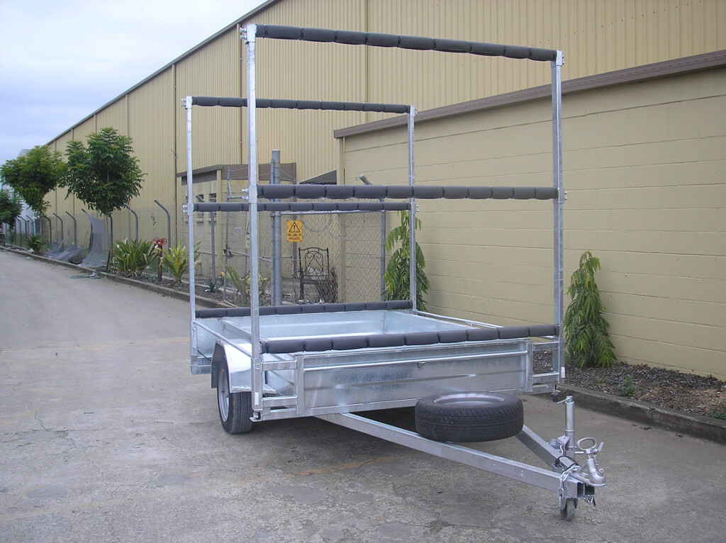 Single Axle Canoe And Kayak Trailer