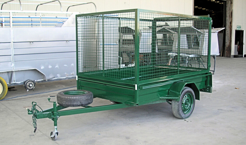 8x5 Extra Heavy Duty Trailer With 1200mm Weldmesh Cage