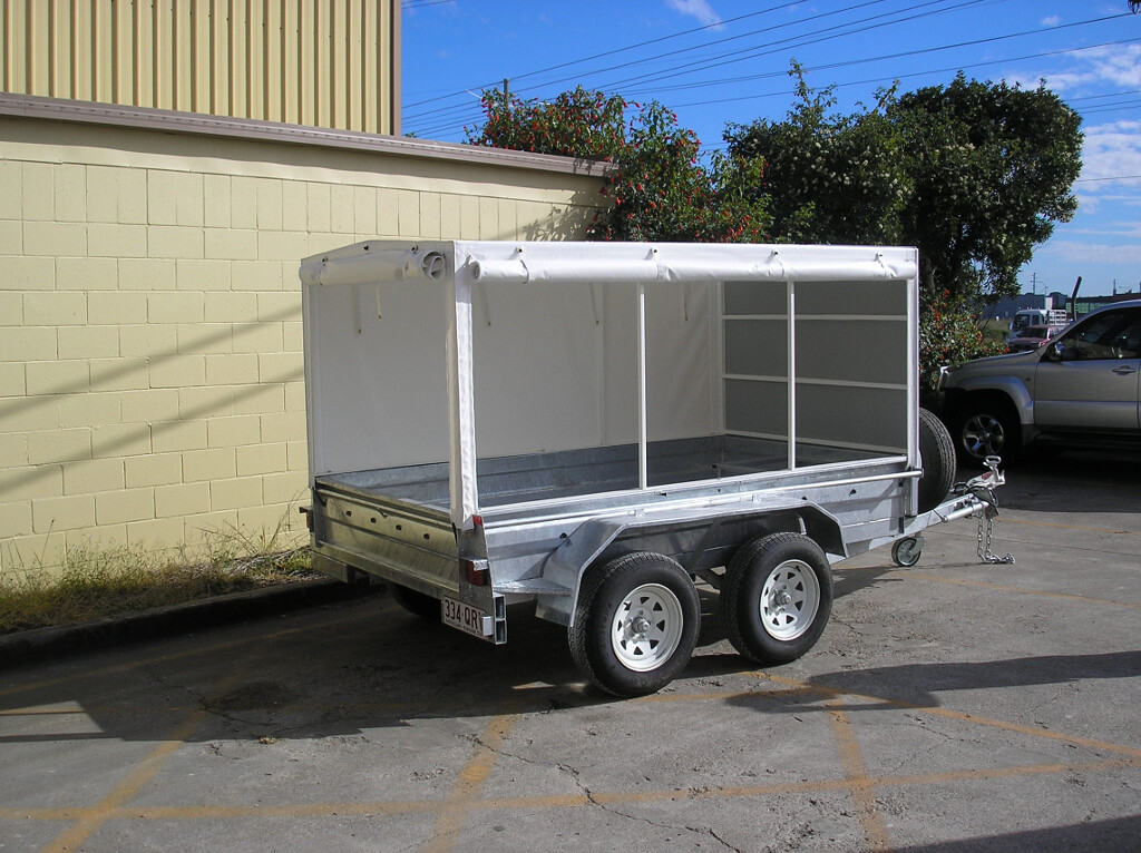 Tandem Axle Trailer With Canopy