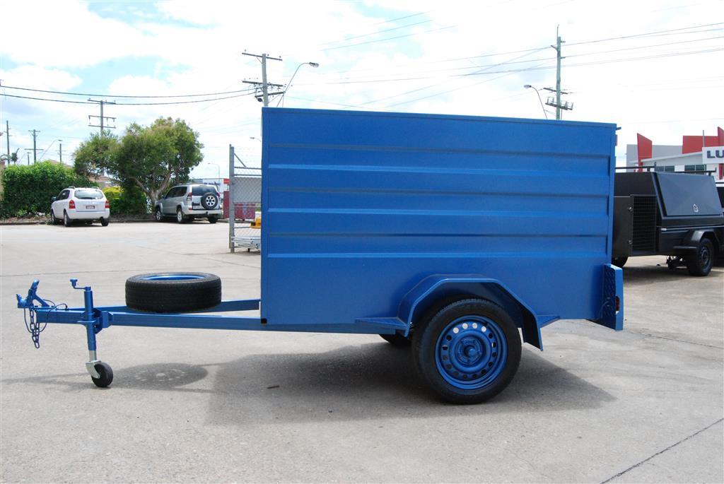 Standard 1130mm High, Single Axle, Integral Ribbed Pantec Trailer