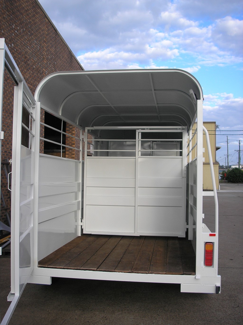 Custom Stock Float with Hardwood Floors