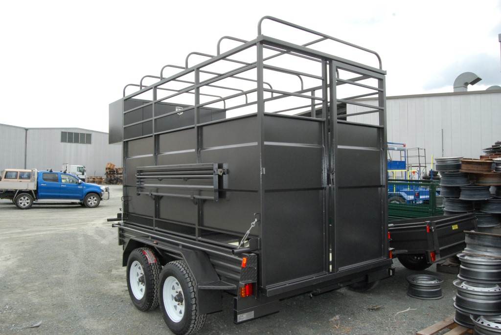 3600 x 2000 Tandem Axle Trailer Plus Stock Crate