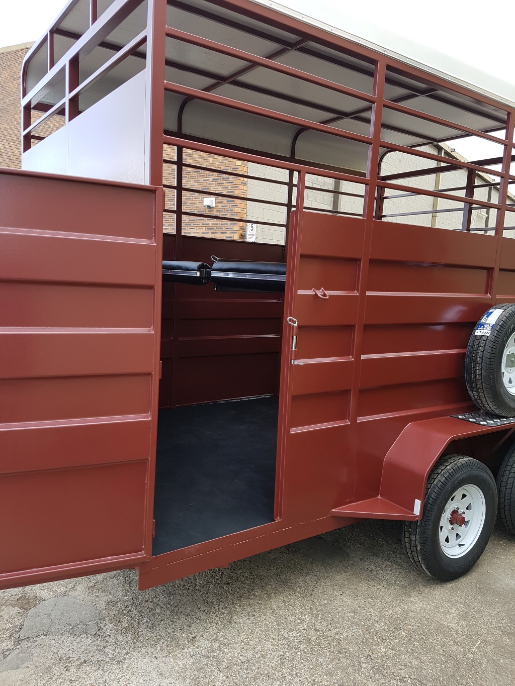 Personal Access Door Custom Stock Trailer